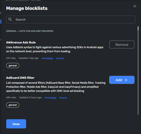 adguard dns asus router