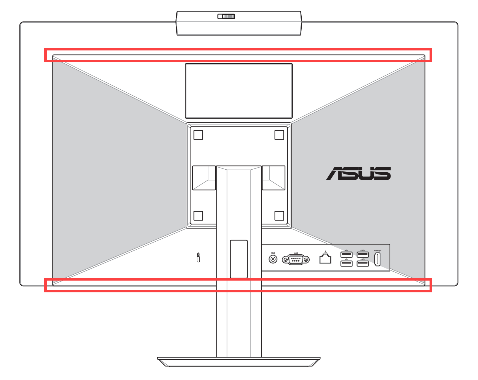 Did Asus ignore the exhaust vents at the top in the gaming