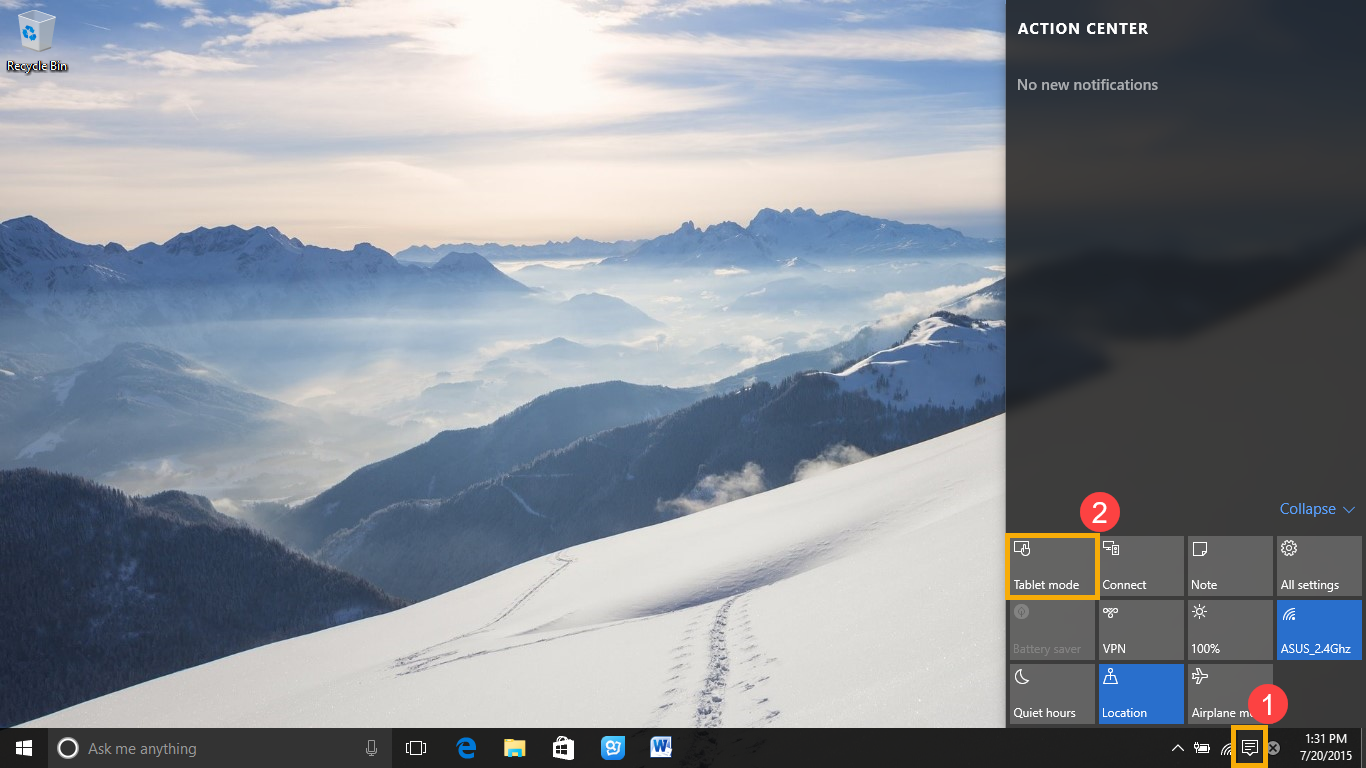 Windows 11/10] How to Switch Between Tablet Mode and Desktop Mode, Official Support