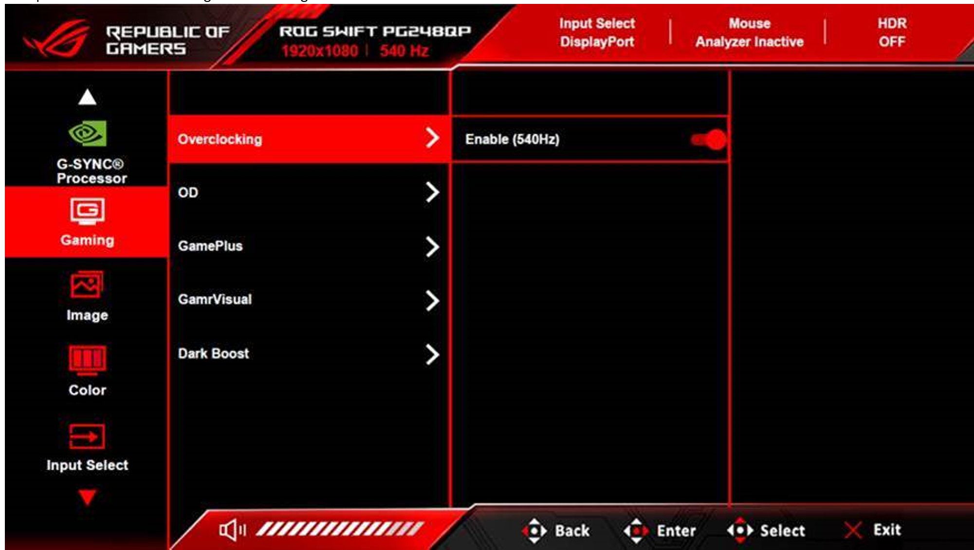 L'écran gaming d'Asus bat tous les records avec un rafraîchissement à 540 Hz,  complètement inutile