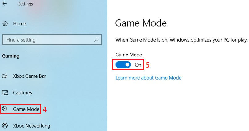 How to enable (or disable) Game Mode in Windows 10 and 11